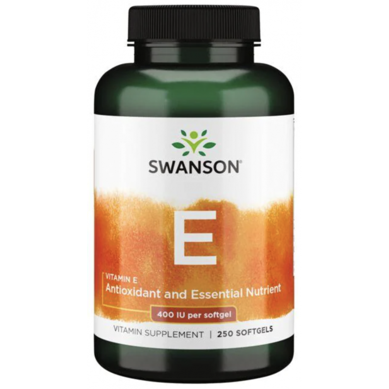 Swanson Natural Vitamin E 400 IU 100 kapslid foto